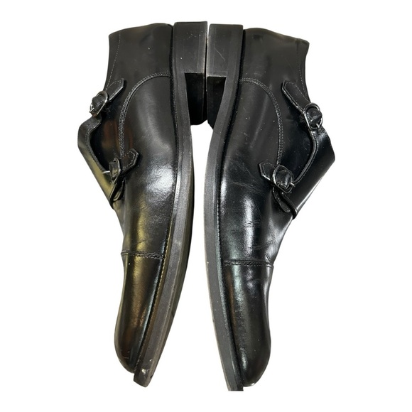 Studio Belvedere Frost Men’s Dress Black Leather Shoes Size 12 D Made in Brazil - Picture 8 of 14